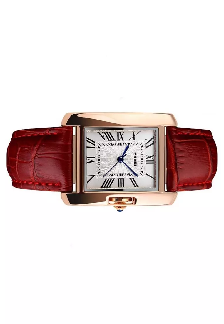 Jam Tangan Sport Watch Fashion Wanita Waterproof Strap Tali Material Elegan TE88 ORIGINAL