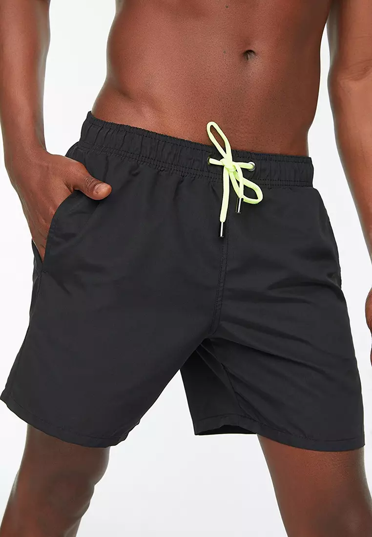 Solid Color Swimming Shorts