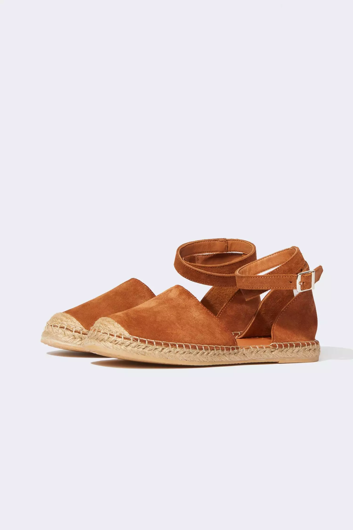 Flat Sole Slip On Faux Leather Suede Espadrilles