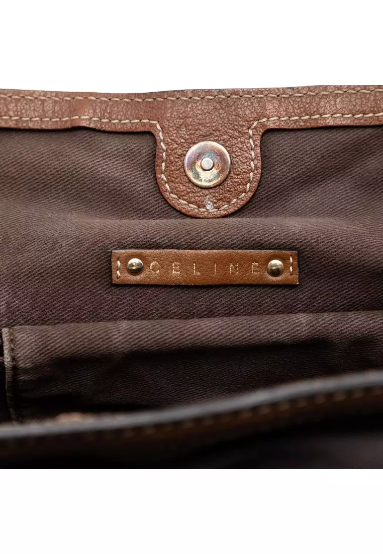 Pre-Loved Celine Canvas Carriage Tote