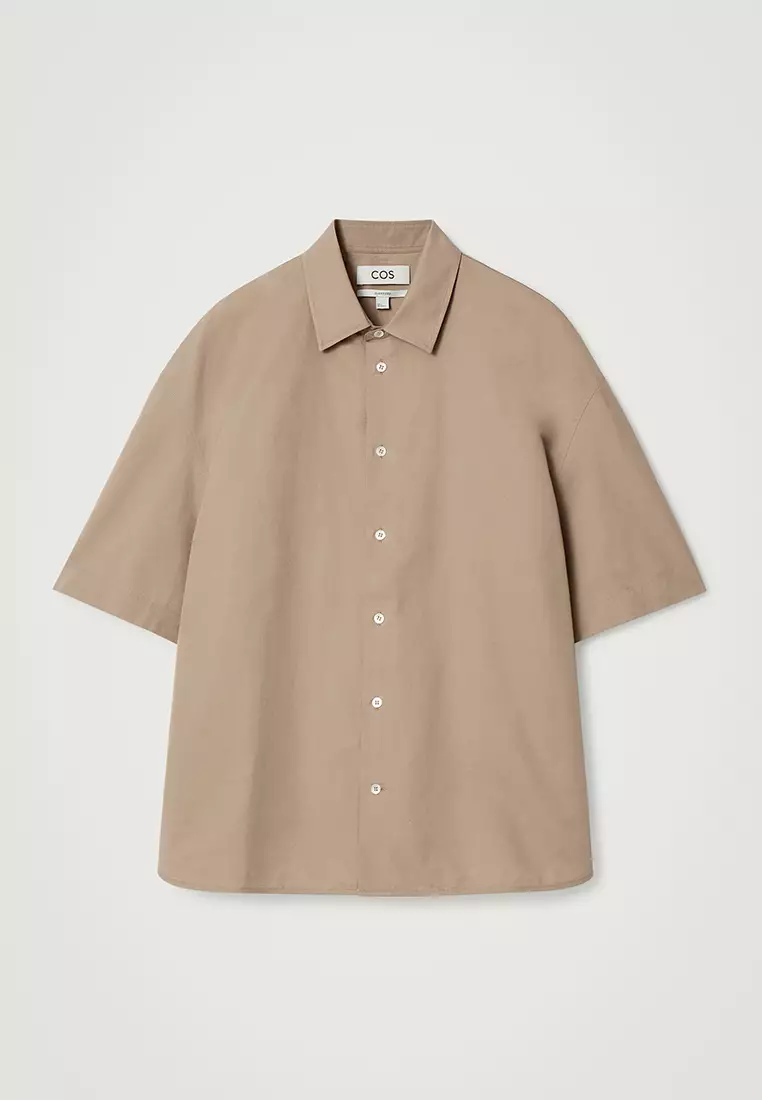 Buy COS Oversized Short-Sleeved Shirt 2025 Online | ZALORA