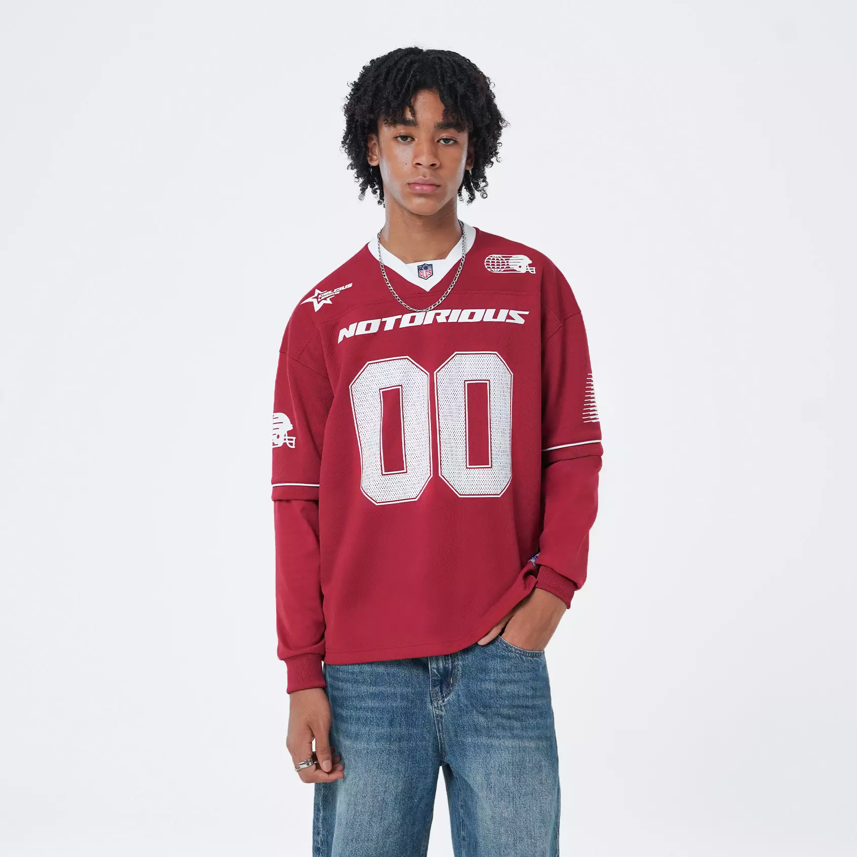 CELCIUS AMF  Longsleeve Tshirt Jersey LIN001376C Merah