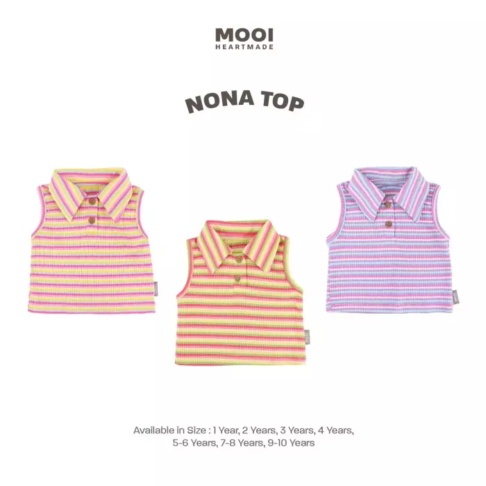 Mooi Atasan Anak Perempuan Nona Top - Lavender