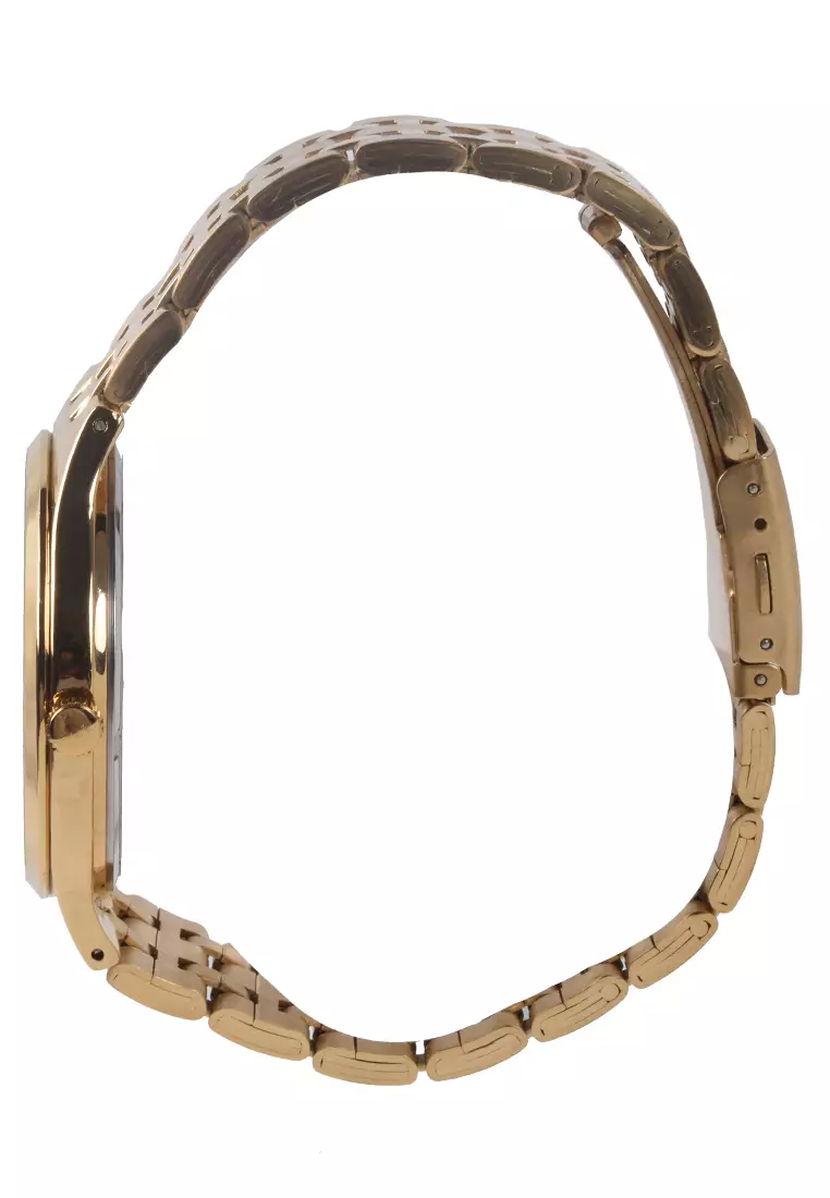 Mirage - Jam Tangan Analog Pria - Gold - Stainless Steel Bracelet - 18601M-C