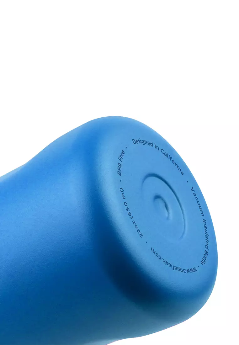 22oz Pacific Blue New Sports Lid Bottle Wide Mouth Vacuum Insulated Stainless Steel Drinking Water Bottle