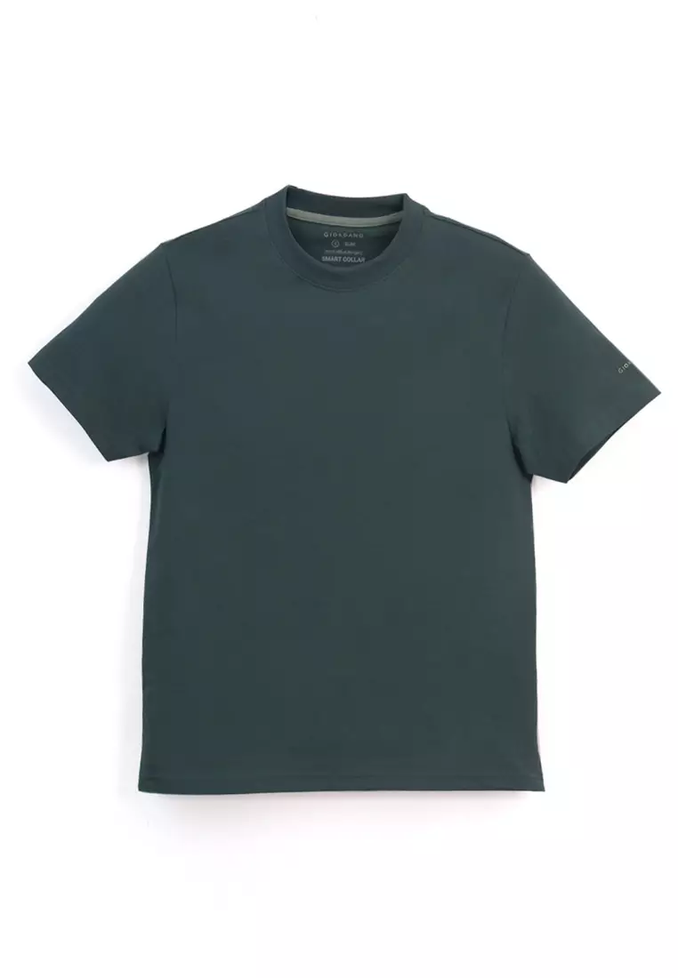 Men's Cotton Jersey Crew Neck Slim Fit Tee