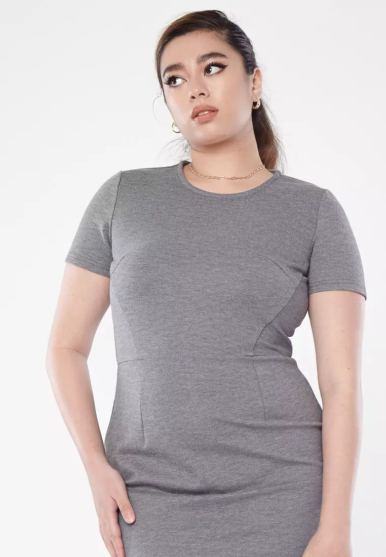 Slim-Fit Short Sleeve Dress