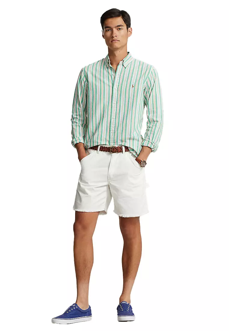 Custom Fit Striped Oxford Shirt