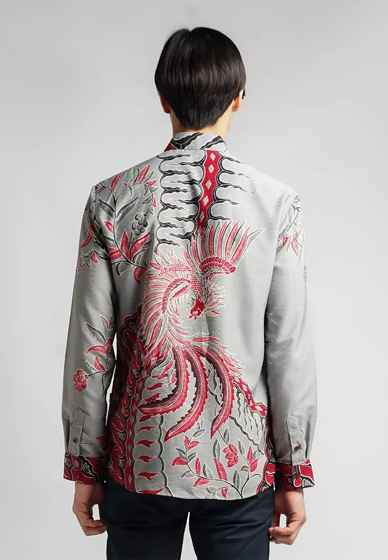 MY AKSA BATIK PRIA KEMEJA PANJANG DOBBY FURING BARNES BYRNA