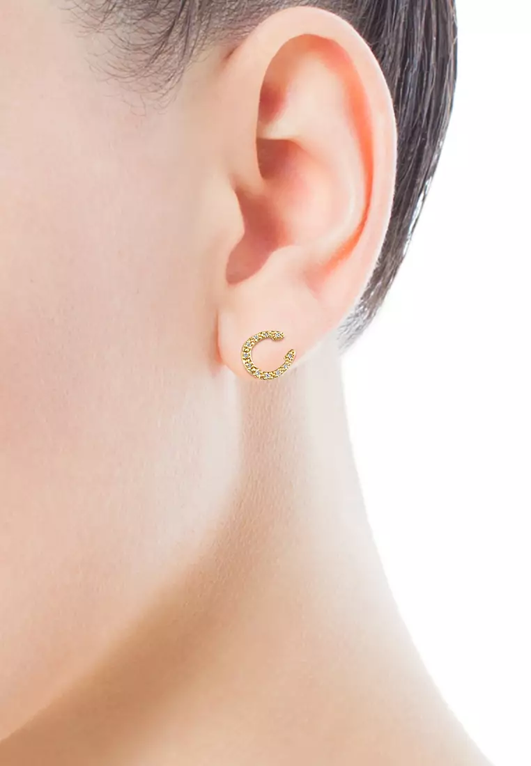 Buy TOUS TOUS Good Vibes Horseshoe Gold Earrings with Diamonds Online |  ZALORA Malaysia