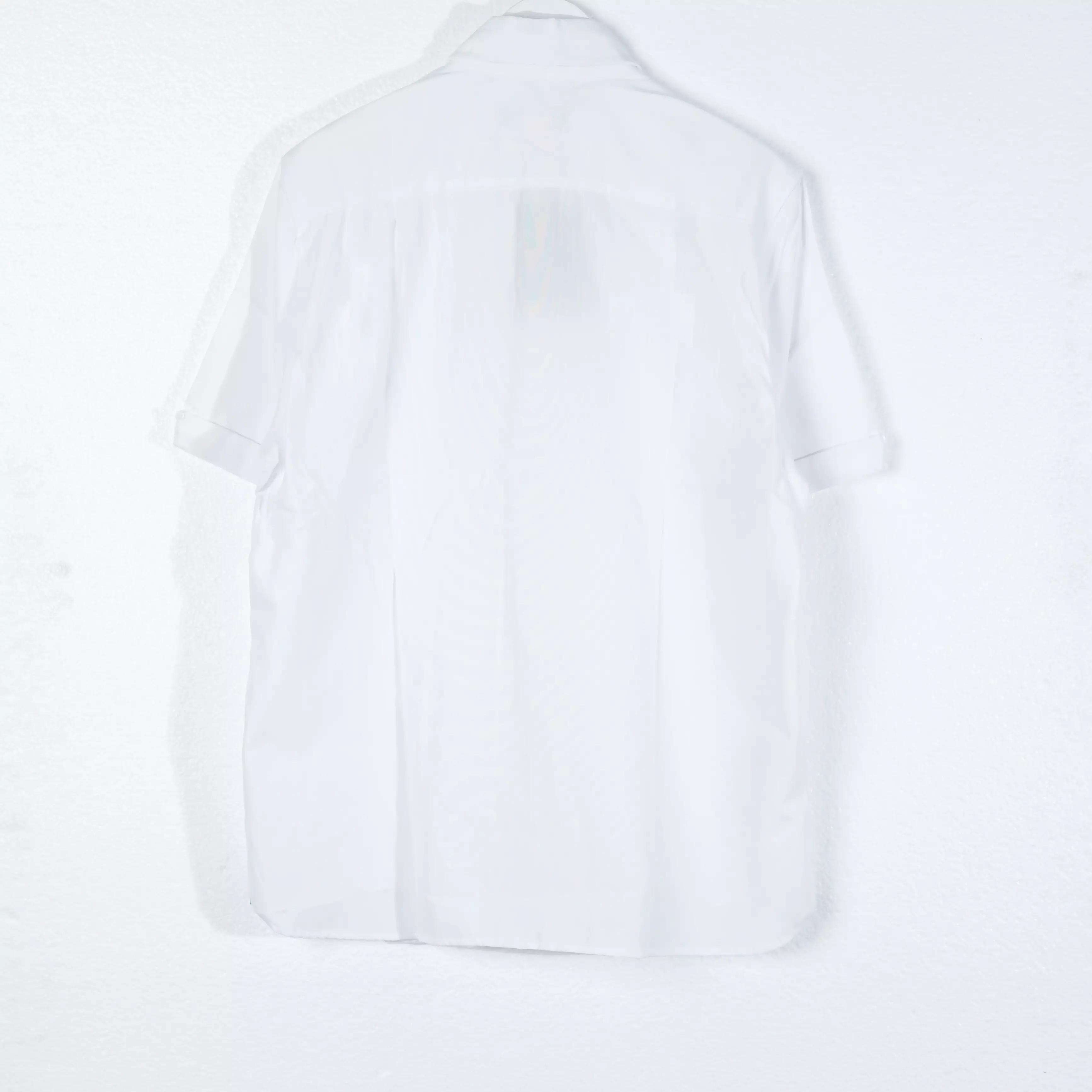 Kemeja FRED PERRY LOGO POCKET BLACK WHITE SHIRT 100% ORIGINAL