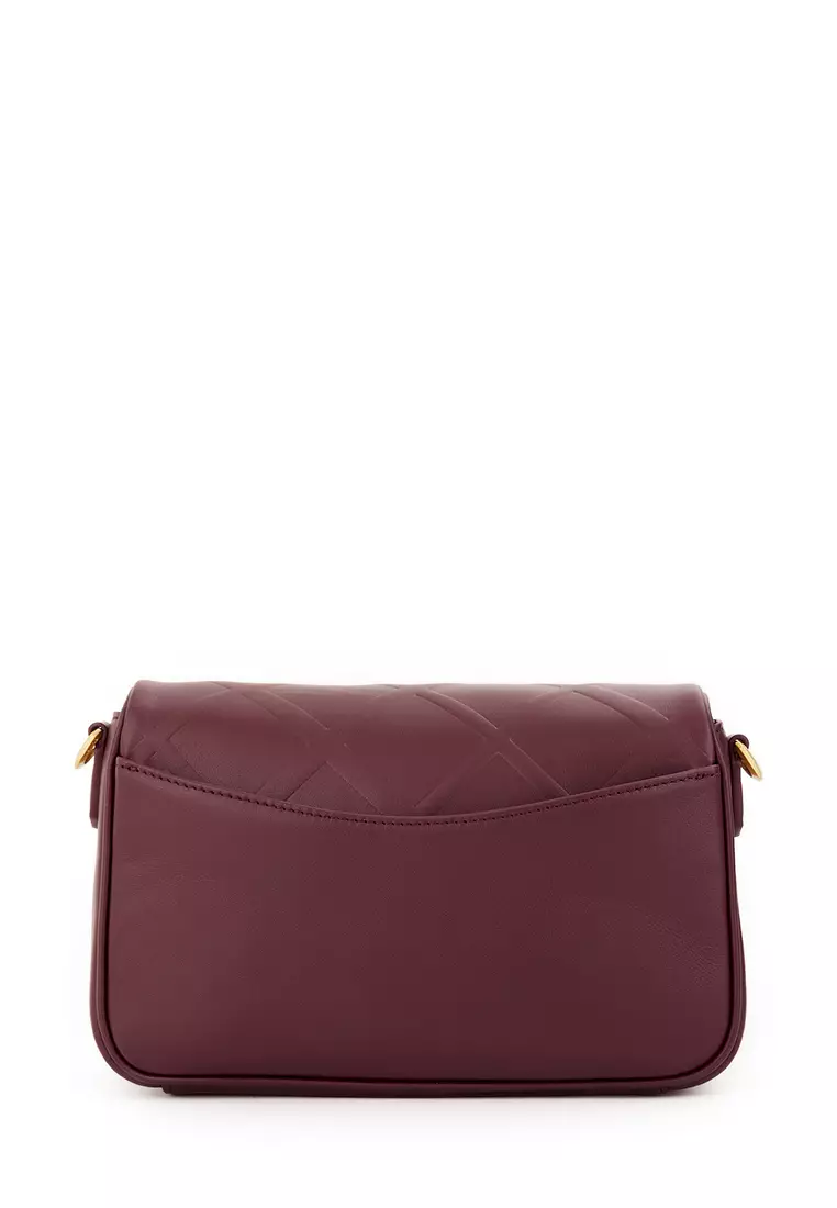 Magenta Purple Lean Small Crossbody Bag