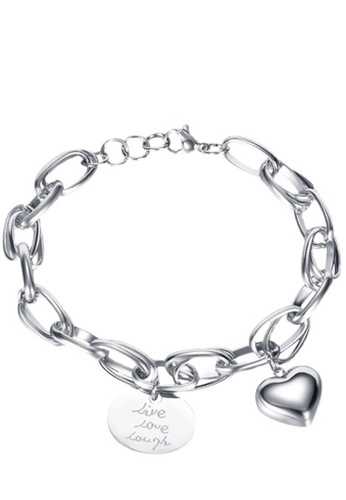 Trendyshop silver Lady's Sweet Heart Bracelets 1D316AC2312423GS_1