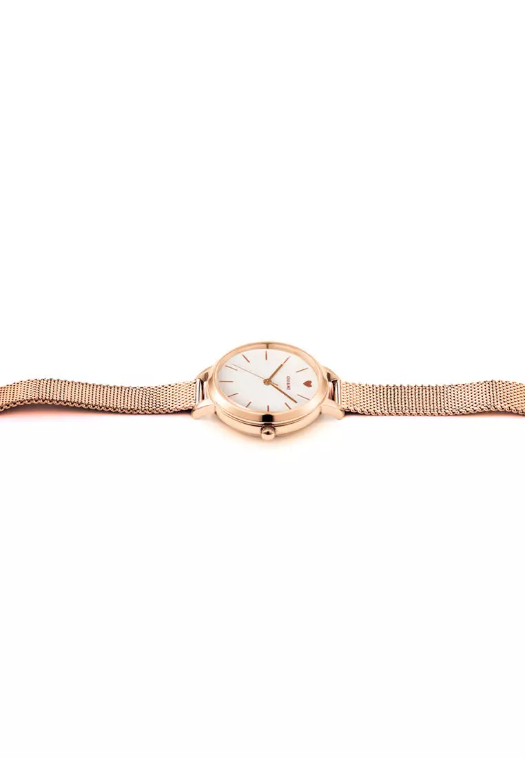 [Sustainable Watch] Oui & Me Petite Amourette 32mm White Dial Women's Quartz Rose Gold Watch ME010051