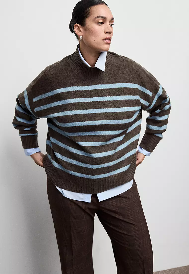 Oversized Striped Sweater