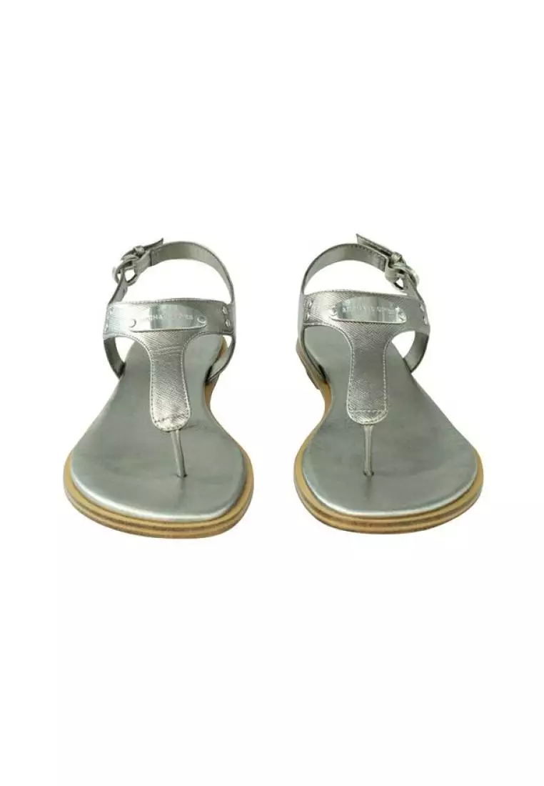 Michael kors metallic sandals on sale