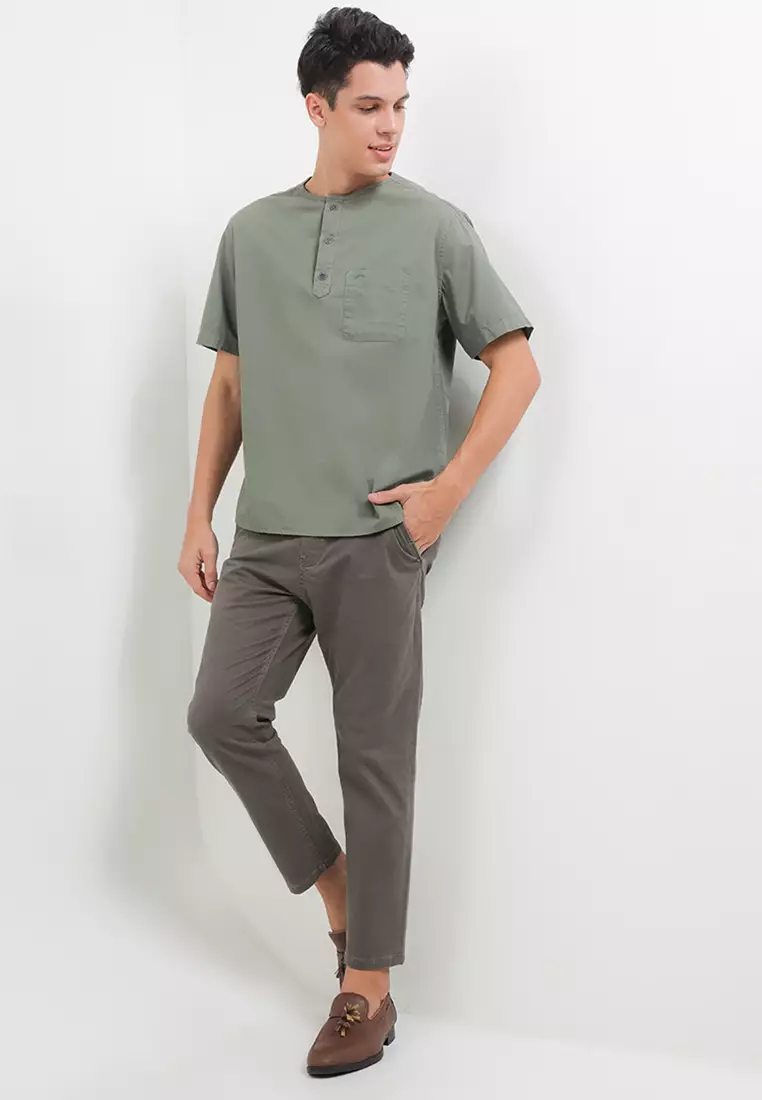 Cj Kemeja Koko Lengan Pendek