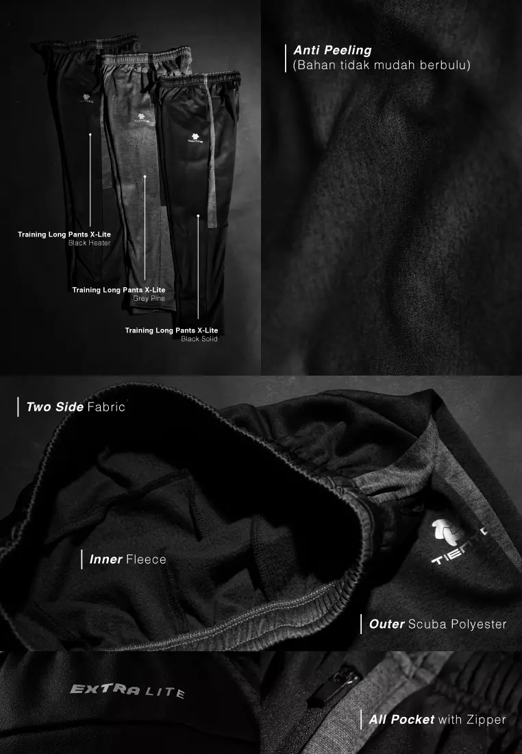 Tiento Celana Training Olahraga Lari Running Gym Casual Sport X-Lite