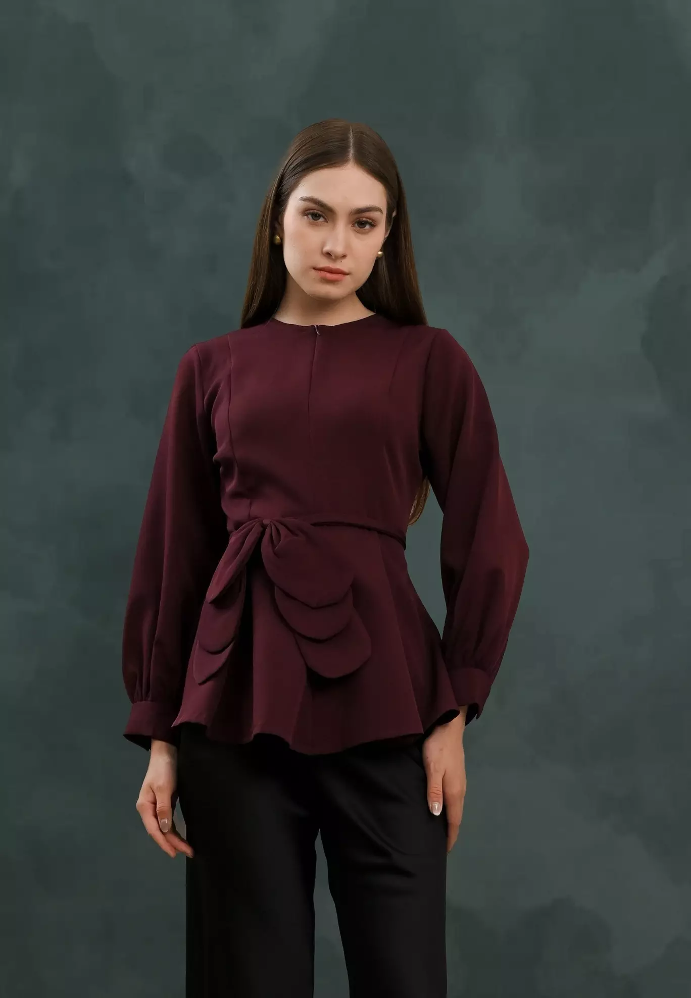 Liv Blouse - Mahogany
