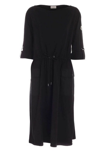 Moncler black Moncler Drawstring Dress in Black C0604AA14B32E5GS_1
