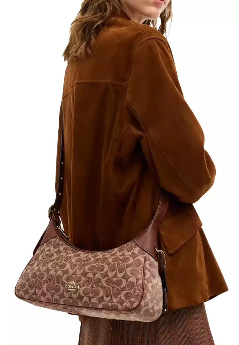 Ella 35 Women's Shoulder Bag Light in Khaki CDV37