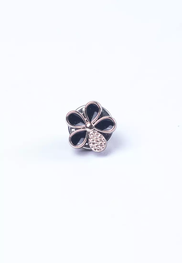 Houseofcuff lapel pin brooch bros untuk jas TUSUK BLACK RR