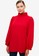 Trendyol red High Neck Tunic Top A74E5AA841C0B8GS_1