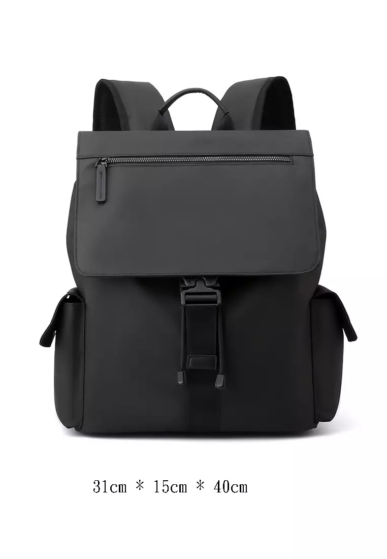Faux leather outlet travel backpack
