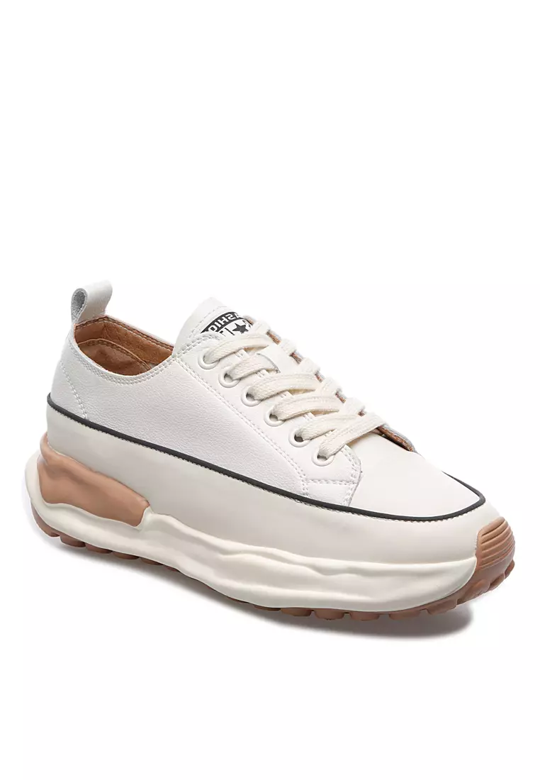 Color Matching Leather Sneakers RX2526
