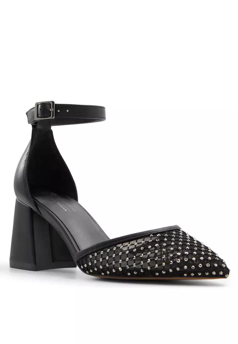 Daliaa Pointed Toe Block Heels