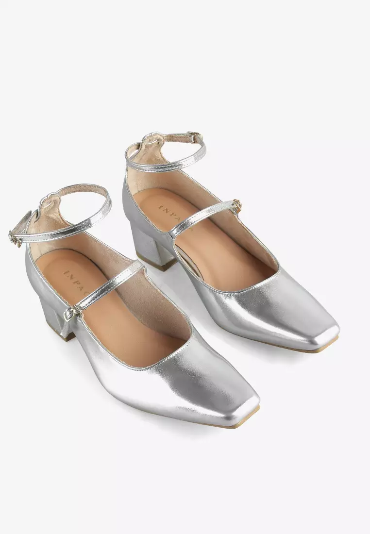INPACA Astoria Mary Jane Block Heels