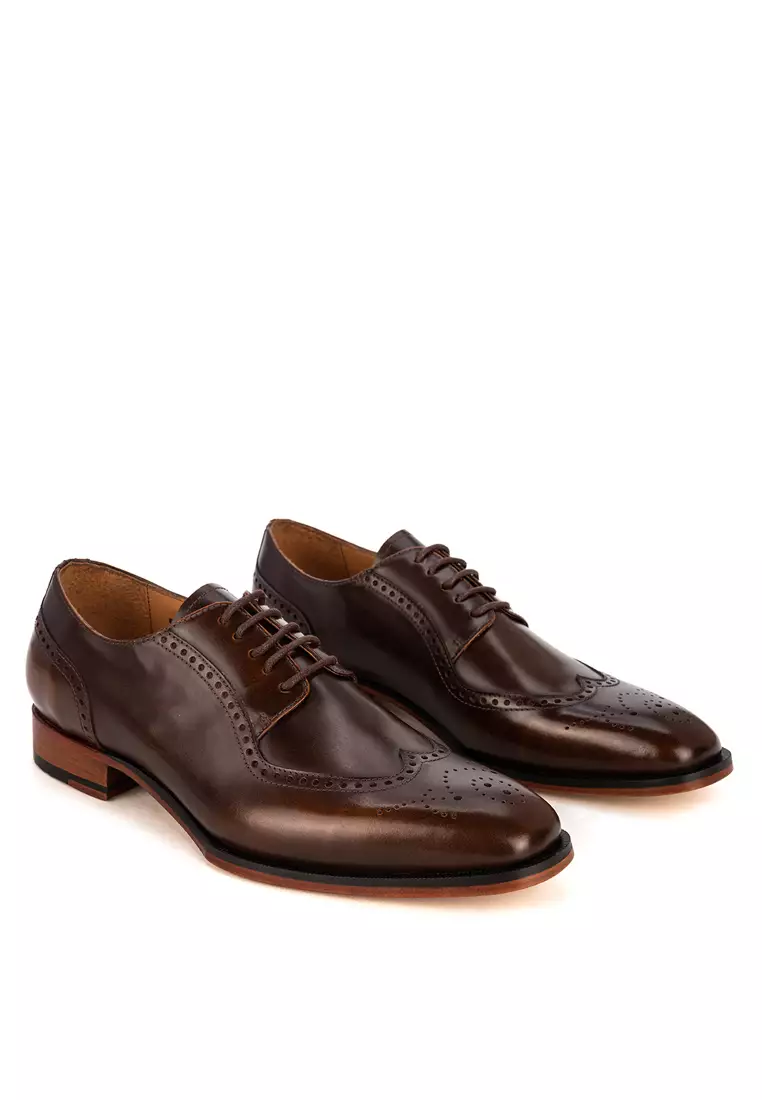Balmoral Brown Brush-off Oxford Shoes