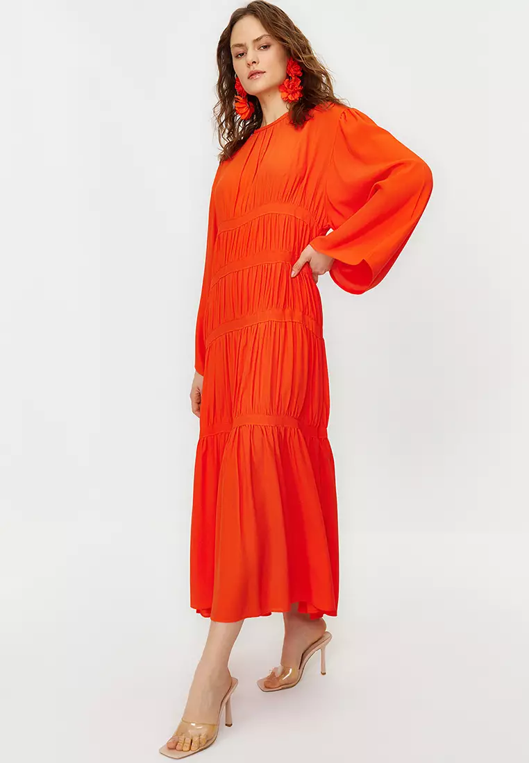 Trendyol Modest Wide Sleeves Dress 2024 Buy Trendyol Online ZALORA
