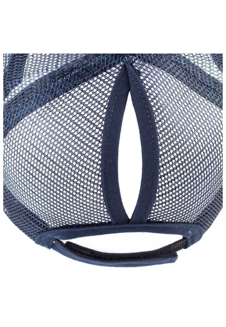 Topi Trucker Baseball Mesh Ponytail Cap Material Cotton 126 ORIGINAL