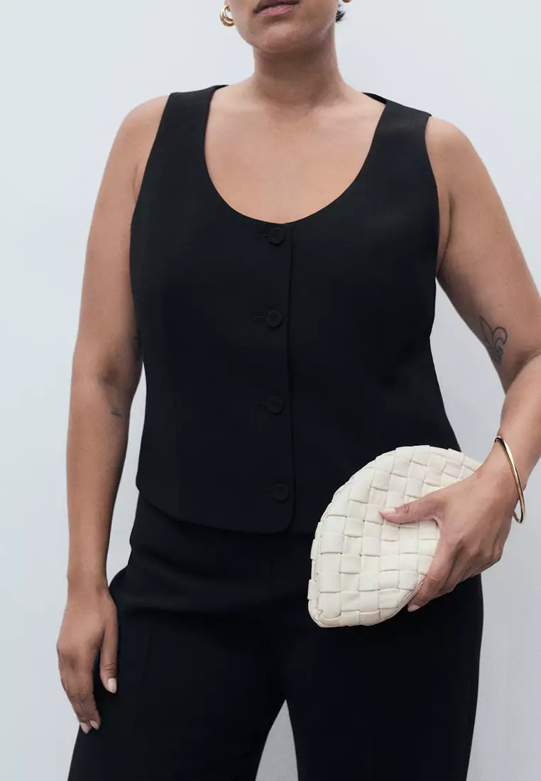 Suit Waistcoat With Buttons