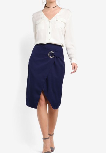 Collection Eyelet Pencil Skirt