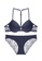ZITIQUE navy Alluring Lace Lingerie Set (Bra And Underwear) - Navy 86027US0F1B651GS_1
