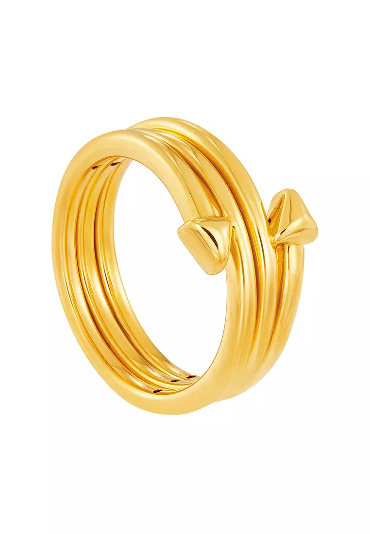 HABIB 999/24K Yellow Gold Ring WWGR1591123
