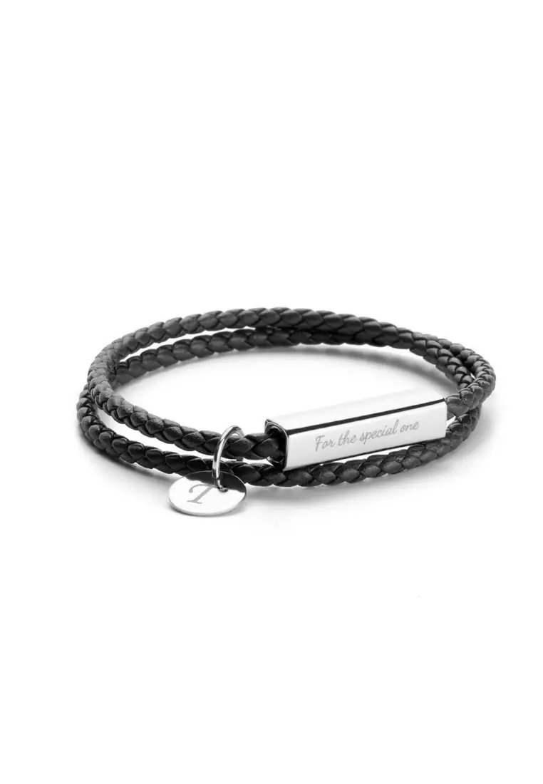 White leather new arrivals wrap bracelet
