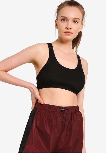 Jual Zalora Active Mesh Buckle Detail Sports Bra Original