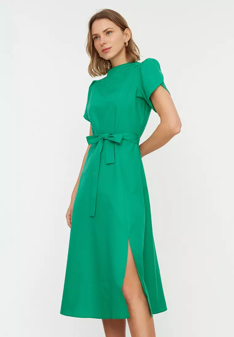 Belted Midi Dress
