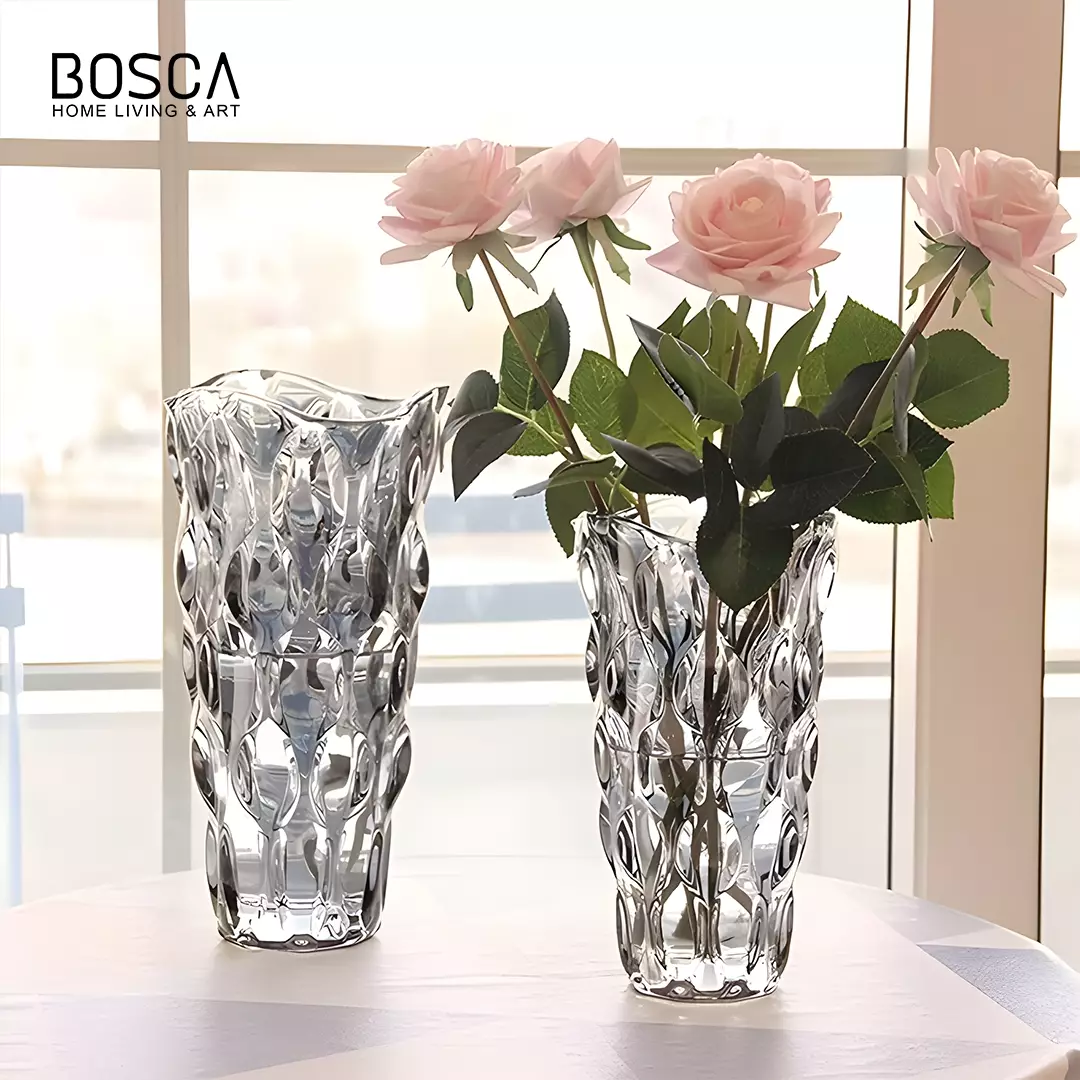 Jual Bosca Living Bosca Living Crisiant Crystal Vase Vas Bunga Kristal Mewah Flower Vas