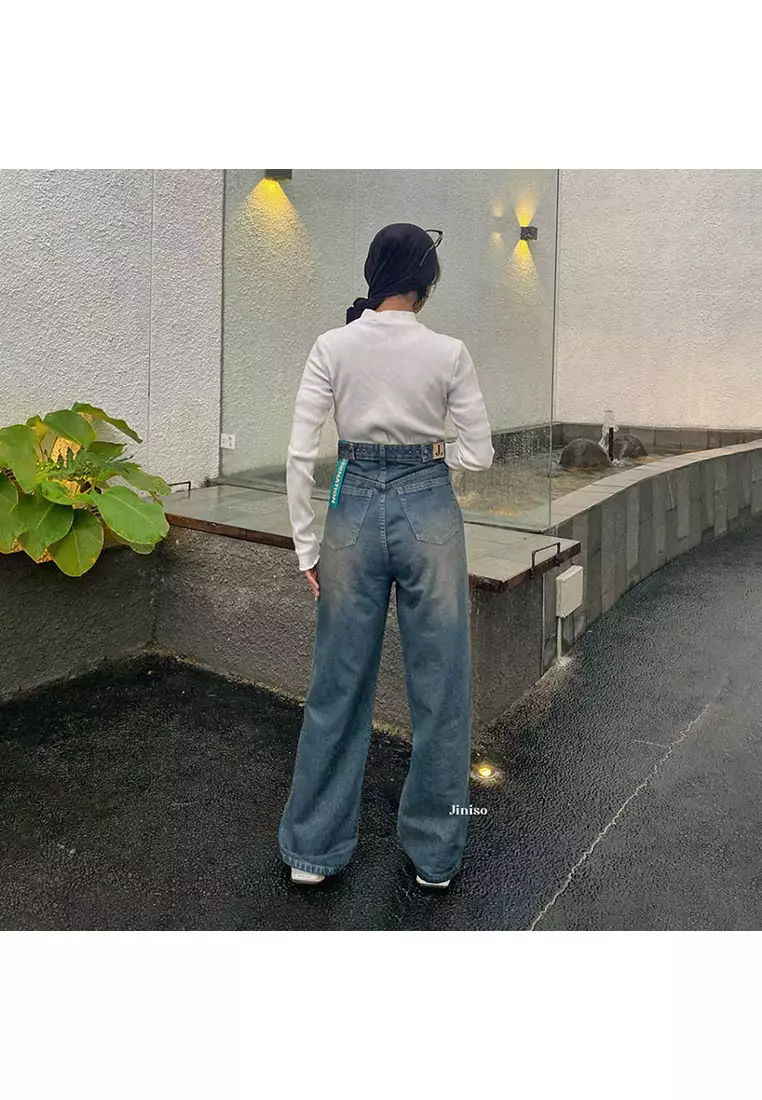 Highwaist Adjustable Super Baggy Jeans 880 HIBERNATION