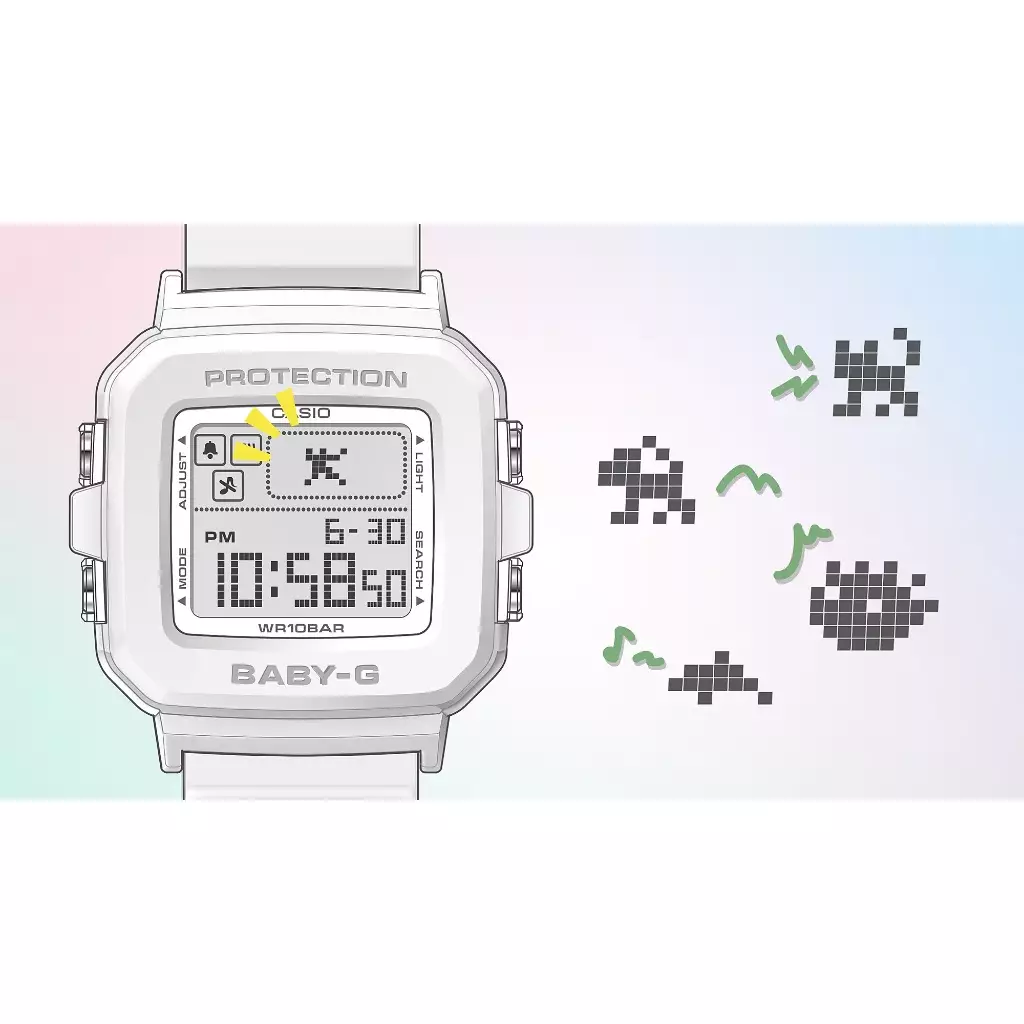 Casio Baby-G Jam Tangan Wanita dengan Format Digital BGD-10L-7DR