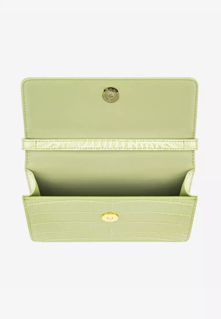 Jual JW PEI JW Pei Julia Acrylic Chain Crossbody Bag Sage Green