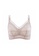 ZITIQUE pink Women's Latest  Breathable Comfortable Non-wired Ultra-thin Breastfeeding Cotton Lace Bra - Pink 295E1US242020AGS_1