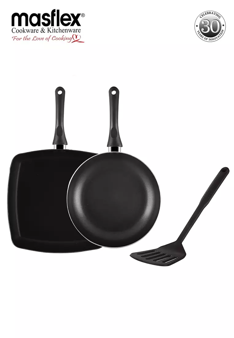 Master Class 3 Piece Induction Cookware Set - Masflex