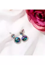 White Gold AB Rainbow Purple