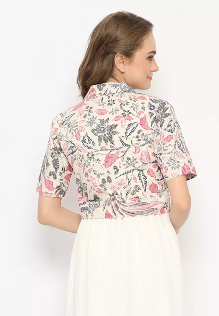 Blazer Batik Harsana Pink