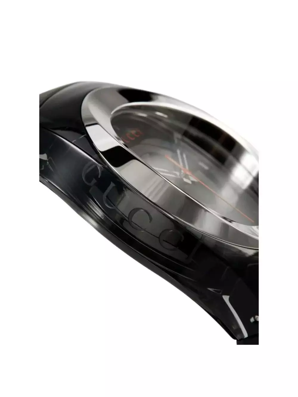 Gucci Watch YA137101 Black Rubber
